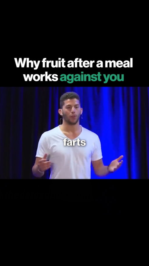 Why I eat fruit on its own now 🍉

Fruit for dessert feels like the healthy choice. The timing is the problem.

Fruit digests fast. Put it on top of a plate of protein and everything else that takes longer, and in my experience it sits there and ferments while it waits its turn. That is where a lot of after-dinner gas comes from.

So I eat fruit by itself, away from meals, and I treat gas as a sign something in the combination was off, not as something normal to live with.

Save this for the next time dessert is a fruit salad.

#guthealth #naturalhealth #cleanliving