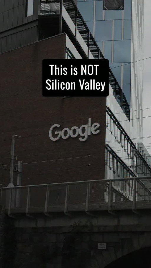 This is NOT Silicon Valley. It’s Dublin, Ireland.⁠
⁠
Thanks to @enterprise_ireland for bringing me out to Dublin.⁠
⁠
#NotSponsoredButTheyPaidForAnEconomyFlightHotelAndMultipleGuinesses #siliconvalley #dublin #ireland