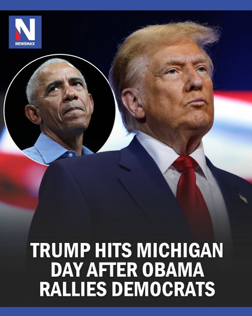 MICHIGAN TRUMP RALLY: President Trump will rally Republicans in eastern Michigan on Sunday, ‌a day after former President Barack Obama campaigned for Democrats in the state, underscoring its importance in next week's midterm elections. ⁣
⁣
Link in bio.