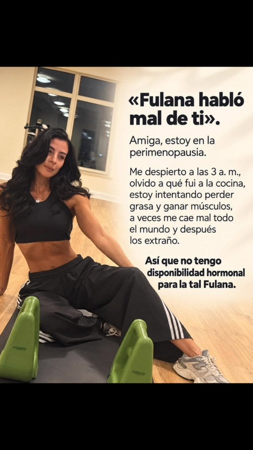 A esta altura cuando me dicen que alguien habló de mí 🤣🤣🤣 solo tengo tiempo para mi familia mi paz mi paz mi paz y mi paz y bueno pendiente de mis hormonas mi salud, mi memoria y la visión borrosa que ya llegó