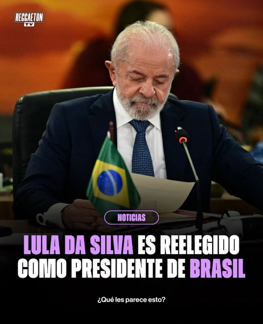 Luiz Inácio Lula da Silva fue reelegido presidente de Brasil tras imponerse en la segunda vuelta electoral frente a Flávio Bolsonaro, hijo del expresidente Jair Bolsonaro. Con esta victoria, Lula asegura un cuarto mandato presidencial no consecutivo y continuará al frente de la mayor economía de América Latina.

El resultado representa un nuevo triunfo para la izquierda brasileña y mantiene al país bajo el liderazgo de Lula, de 80 años, quien asumirá su nuevo periodo en enero de 2027.