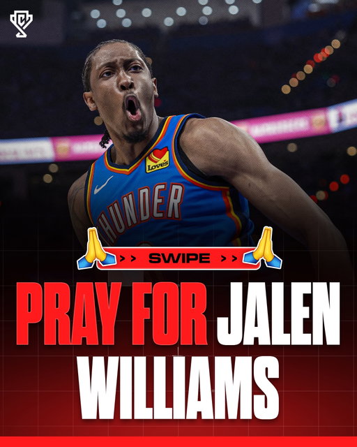 Absolutely heartbreaking scenes in Oklahoma City. 💔🙏

Jalen Williams suffered a frightening ankle injury during the Thunder’s matchup against the Clippers, landing awkwardly while attempting a shot. He was unable to get up under his own power and had to be taken to the locker room by medical staff.

After injuries already limited him to just 33 regular-season games last season, seeing another setback this early is especially devastating. The severity of the injury has yet to be confirmed, but hopefully it isn’t as serious as it looked.

Prayers up for J-Dub. ❤️

Follow @SportsCulture to stay tapped into all things sports.
