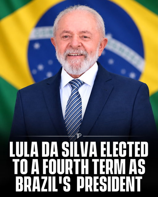 Lula da Silva has won Brazil’s presidential election, securing a historic fourth term. 🇧🇷 

The 80-year-old president defeated Senator Flávio Bolsonaro in Sunday’s runoff, receiving approximately 51.8% of the valid vote against Bolsonaro’s 48.2%.

The result marks an unprecedented comeback after Lula finished behind Bolsonaro in the first round earlier this month.

Lula previously served as president from 2003 to 2010 before returning to office in 2023. His new term is scheduled to begin in January 2027.

#pubity #viral #news