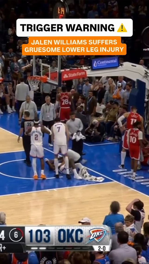 Jalen Williams suffered a serious lower leg injury in the final minutes of the Thunder vs Clippers game. He had to be carted off the floor. 

Praying for J Dub and wishing him a speedy recovery. ❤️