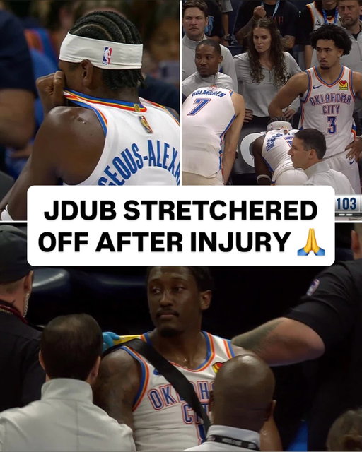 Jalen Williams had to be stretchered off after sustaining an apparent leg injury

Hope he’s okay 🙏