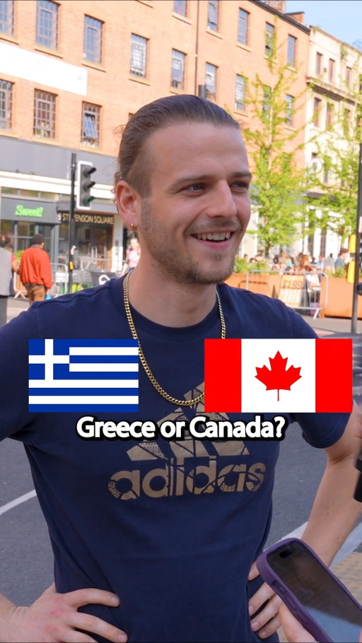 Greece was tough to beat… Colombia at least made him pause 🇬🇷🇨🇴 Which one would you choose?
#streetinterviews