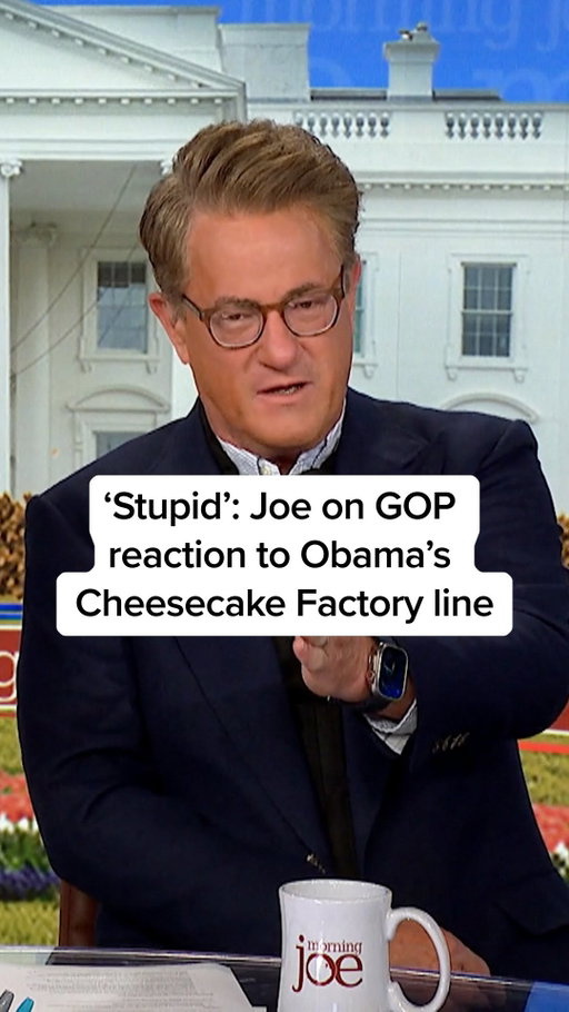 While campaigning in Michigan, Former President Barack Obama compared President Donald Trump’s White House to “Saddam Hussein’s rendition of the Cheesecake Factory.” In response, members of the GOP blasted the former president, claiming voters love the restaurant. @joescarborough calls the reaction “stupid” and blasts members of the Republican Party who continue to defend the president’s rhetoric ahead of the midterm elections. “I’m embarrassed for them,” Joe says.

#news #politics #donaldtrump #obama #michigan