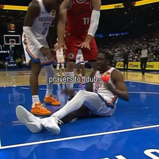 Deja Vu. 😓

Jalen Williams went down late in the fourth quarter of the Thunder’s 108-101 win over the Clippers after landing awkwardly on a dunk attempt. He suffered what looked like a significant lower left leg injury and was taken off on a stretcher to a standing ovation. The game was stopped for about five minutes, and Shai Gilgeous-Alexander buried his face in his jersey before teaming up with the rest of the team to support him.

There’s no official diagnosis yet, and Mark Daigneault said the team would be briefed Monday morning. SGA teared up in his postgame interview, and Alex Caruso said he feels bad for Dub, who was a big part of the 2025 title team and is already an All-Star and All-NBA player. Right now the focus is on his health and a full recovery.

What message would you send Jalen Williams?

(via sunshistory/tt)
#jalenwilliams #okcthunder #nbaedits