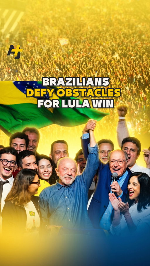 This is how Brazilians overcame barriers to vote President Luiz Inácio Lula da Silva to victory. ⁣
⁣
His win over right-wing Flávio Bolsonaro marks his fourth historic term.⁣
⁣
#Brazil #Lula #Bolsonaro #Elections #BrazilElections