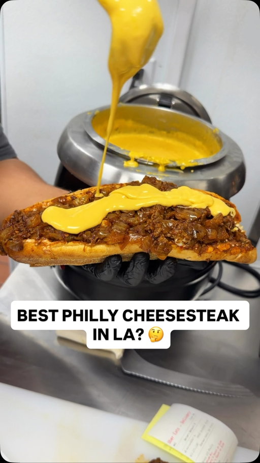 BEST Philly Cheesesteak in LA? @jawnys_ started in a Parking lot for YEARS! They’ve grown so much in the community, they finally got themselves a store front! 10/10 ‘HIGHLY’ Recommended 😋🔥 #phillycheesesteak #cheesesteak