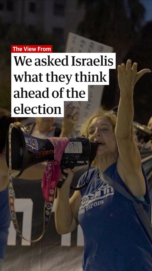Israel is heading to the polls for the first time since the 7 October attacks.

While Benjamin Netanyahu is facing a significant challenge from former IDF chief Gadi Eisenkot, younger voters in Tel Aviv told the Guardian’s Will Christou ( @willchristou ) that the prime minister has not gone far enough in Gaza. 

“As opposed to every other western society, where the older people become more conservative and the younger are liberal, like when I grew up, here it’s the opposite,” an older voter said.