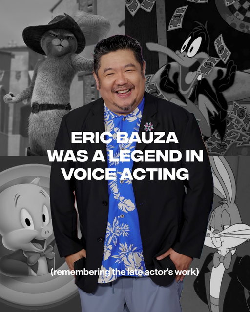 The world lost another titan in the world of voice acting 💔🕊️

Eric Bauza spent his career giving new life to some of animation’s most beloved characters. Whether he was voicing Bugs Bunny, Daffy Duck, Porky Pig, Tweety, Puss in Boots, or countless others, his performances carried both a deep respect for animation history and a personality all his own. Bauza won three Children’s & Family Emmy Awards for his voice work and earned several additional Emmy nominations throughout his career. With more than 400 credits to his name, his impact on animation—and the characters he helped keep alive—will be felt for generations.

May He Rest in Peace.

[📸: Getty / Warner Bros. / Dreamworks / Universal]