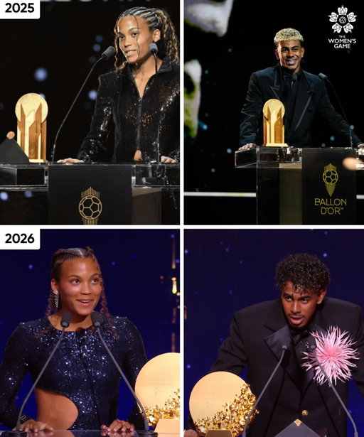The future of football belongs to Barcelona 🌟

For the second year in a row, Barcelona stars Vicky López and Lamine Yamal take home the Young Talent of the Year awards at the Ballon d’OR ceremony.

📸: @FCBfemeni, @fcbarcelona