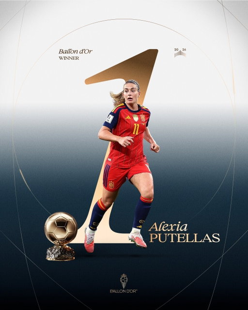 ALEXIA PUTELLAS! SHE DID IT! She is our 2026 Ballon d'Or winner!

#ballondor