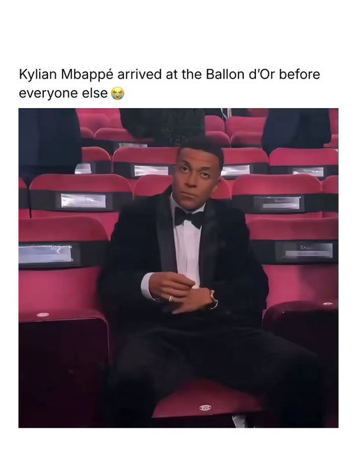 Kylian Mbappé arrived so early at the Ballon d’Or ceremony that the memes practically wrote themselves.

The French superstar showed up at the London Palladium looking ready for the biggest night of his career, with fans joking that he arrived before everyone else because he was already convinced he was going to win. But when Harry Kane took home the trophy instead, Mbappé’s early arrival became even funnier in hindsight. The internet turned his red-carpet appearance into a running joke about showing up too early to celebrate a victory that never came.