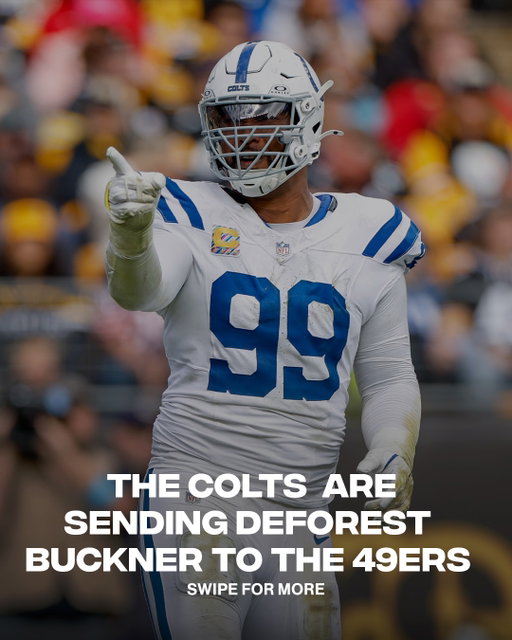 Back where it started. 🔴💛 

The Colts are trading DeForest Buckner to the 49ers, per Adam Schefter and Ian Rapoport. The three-time Pro Bowler returns to the team that drafted him in 2016 before trading him to Indy in 2020.

📸 Getty