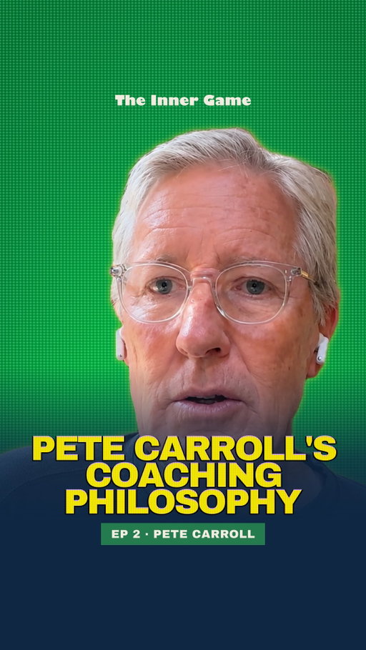 Comment "PETE" to watch the full episode.

His boss said never do that again. Pete did it the next day.

Early in his career, @petecarroll asked his players what they wanted to work on in practice. His boss heard about it and smacked him right in the teeth: you're in charge, you're the coach, "don't you ever do that again."

Pete respected him, loved him, and walked up to his office bummed. Then he sat down and admitted what he'd seen: "That was amazing what happened with those players." So he built the next practice around exactly what they'd asked for.

That was the start of it. The first moment he realized he wasn't as traditional as the hard coaches he grew up under.

Pete tells @ryanpsweeney the story in episode 2 of The Inner Game Podcast.

Send it to the coach who got told to do it the old way.

#petecarroll #theinnergame #innergamepodcast #coaching #leadership