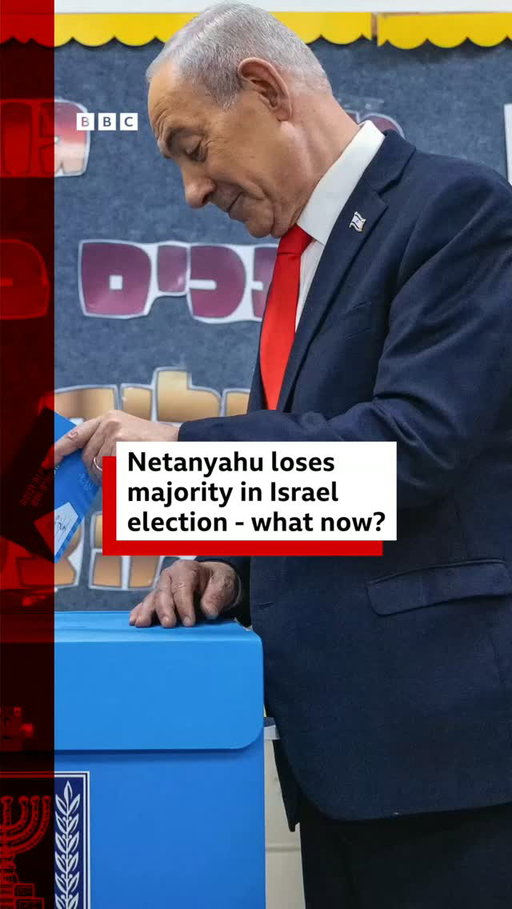 Israeli exit polls suggest Gadi Eisenkot's bloc is just ahead of Netanayhu’s coalition, but is well short of a majority.

What lies ahead is likely to be weeks or months of protracted negotiations between the parties, with numerous options on the table.
 
Tap the link in @BBCNews's bio to read more.
 
#Israel #Netanyahu #Eisenkot #BBCNews