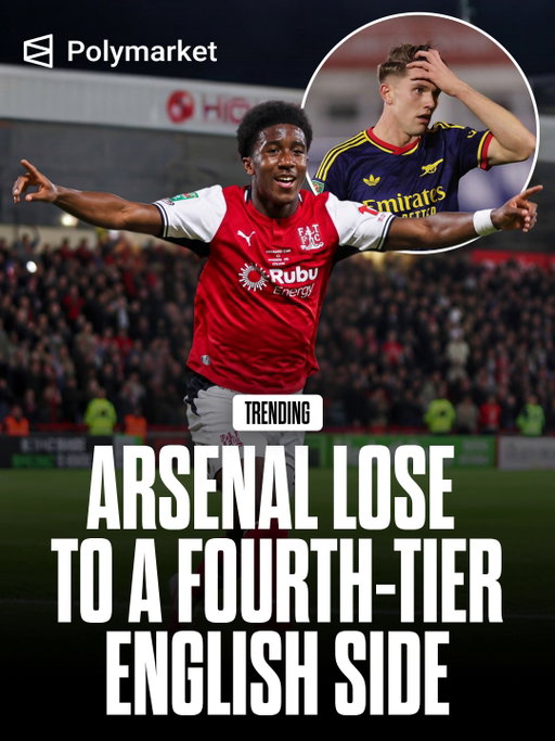LEAGUE TWO SIDE FLEETWOOD TOWN KNOCK ARSENAL OUT OF THE LEAGUE CUP ON PENS 😱

Arsenal squad worth: €1.4 billion
Fleetwood Town squad worth: €2.8 million

The first reigning PL champions to be knocked out of the League Cup by a League Two side 🤯