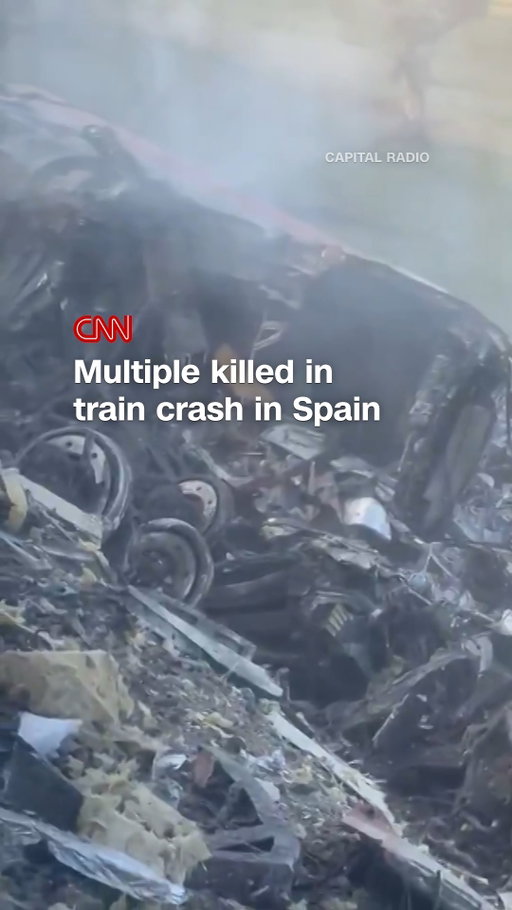 At least 30 people have died after two high-speed trains collided in Spain, according to a local government official. The full extent of the damage and injuries is currently unknown.

Follow live updates at CNN's link in bio.