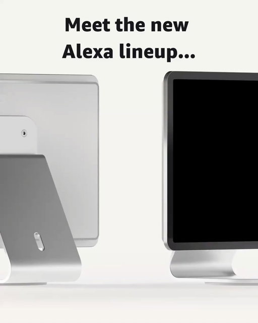 We’re launching our newest lineup of Alexa products today. 5 devices and an interactive 3D map that controls your smart home. All designed for the home and powered by Alexa.

I can’t wait for you to experience these. Pumped might even be an understatement. Here’s the new lineup...

Our Echo Show 16 is our most advanced smart display yet. It has a 40% thinner frame and a completely redesigned 16-inch screen that’s twice as vibrant. It can transform into a full-time smart home display, a home organizer, or photo frame, and it has Fire TV built in. It’s also available in our Nanomatte display that cuts glare while preserving detail and color.

We’re introducing Alexa Home Map, an interactive 3D map that lets you see and control your home from one view. It connects to Ring so you can see what’s in and around your home and it updates when you update your space.

The Echo Time is one of my favorites. It’s a beautiful clock designed to help you sleep. Customizable with hundreds of different clock faces, gradual wake-up lighting and sounds, and blue-light reduction. Two new Kids versions are available too.

Our new Alexa Photo Frame is our first Alexa-powered photo frame. It intelligently picks the best photos, keeps them current, and makes it easy to find and share moments with Amazon Photos. The anti-glare display adapts to wherever it’s placed so photos actually look like prints.

The new Echo Studio with Home Camera is our best-sounding smart speaker, now with audio upgrades that intelligently tune sound to your space, plus a camera that helps you check in on your home, and soon, make video calls with Fire TV.

We redesigned the newest Echo Dot so it’s easier for Alexa to connect to thousands of smart home products out of the box, and we built in an eero Wi-Fi extender and advanced noise cancellation.
