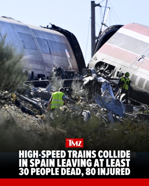 A high-speed train has slammed into another train that had stopped in central Spain, resulting in the deaths of at least 30 people. 💔🙏

MORE AT LINK IN BIO 🔗