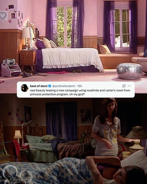 TARGET MARKET REACHED @selenagomez @ddlovato 😭😭

A Rare Beauty x Princess Protection Program anniversary crossover is perfect omg

#rarebeauty #princessprotectionprogram  #selenagomez #demilovato #beauty