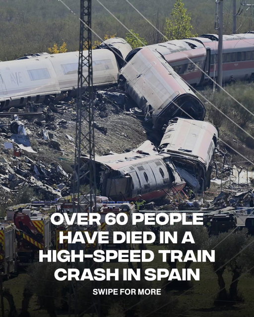 At least 64 people have died following a deadly high-speed train collision in Spain.

Two trains collided near Toledo on Wednesday, leaving wreckage scattered down an embankment as rescue workers searched for more victims. The crash comes just nine months after another deadly rail accident in Spain claimed 46 lives. Seville Mayor José Luis Sanz has declared three days of mourning and suspended all official events as the country grieves.

📷 Getty Images