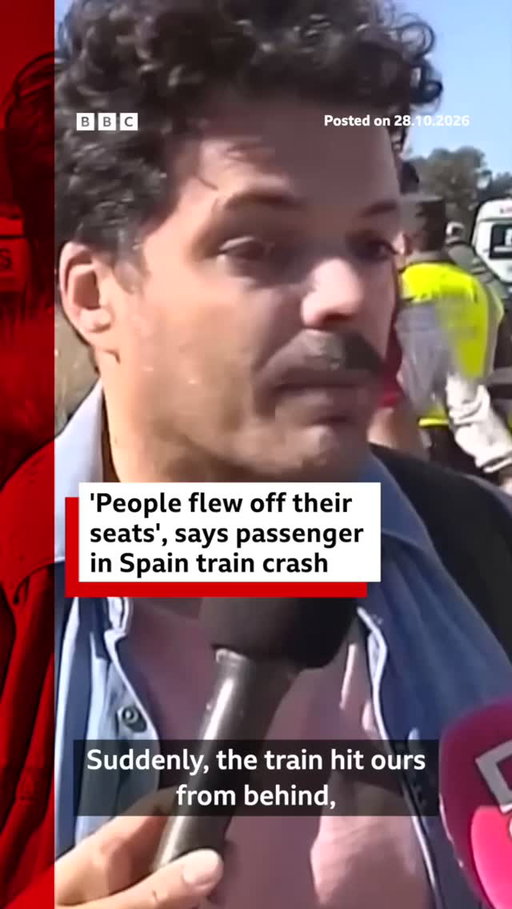At least 64 people have been killed and dozens seriously injured in a collision between a Spanish high-speed train and another train south of the capital Madrid, officials have said.
 
More than 500 passengers were travelling on the trains involved, a spokesperson for the regional government added.
 
Tap the link in @BBCNews’s bio for live updates on this story.
 
#BBCNews