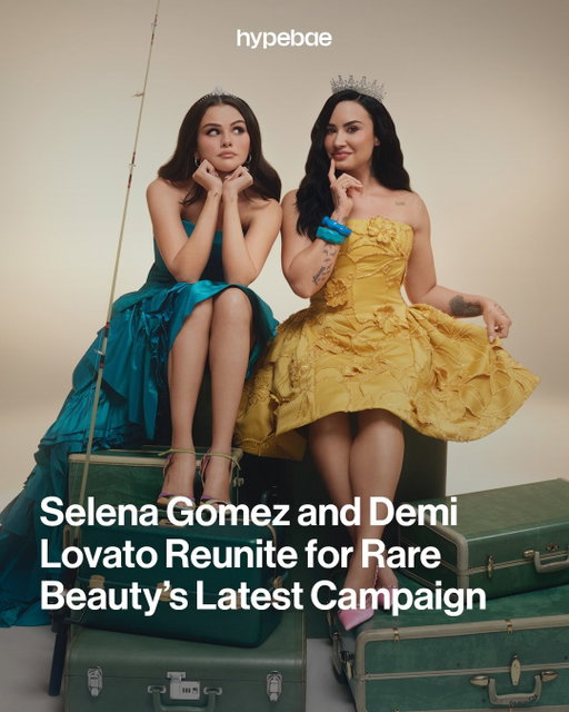 It’s not exactly a ‘Princess Protection Program’ reboot, but we’ll take it. 👑🎣 @selenagomez and @ddlovato reunited for @rarebeauty’s “Still Making Each Other Blush” campaign, spotlighting the brand’s new Delena Bundle. The campaign celebrates the duo’s almost 25 years of friendship, with Lovato saying it “felt like being back in our old bedrooms making YouTube videos and playing with makeup.” 🥹

Images: Rare Beauty