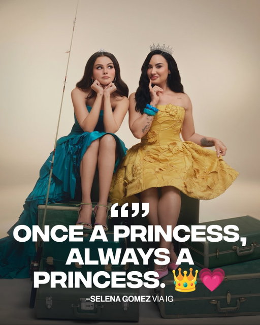 this is healing my inner child😭🙏

Selena Gomez & Demi Lovato reunited to recreate ‘THE PRINCESS PROTECTION PROGRAM’ poster, 17 years later, in a new campaign for Rare Beauty. 🥹

📸 @selenagomez / Disney