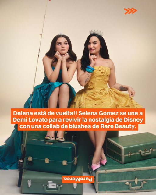 Gracias por esto @selenagomez @rarebeauty 🥹💘!!!

Selena Gomez y Demi Lovato volvieron a compartir pantalla para una collab que conecta la nostalgia de tooooda una generación con el mundo de la belleza. Esta vez, de la mano de Rare Beauty. 👑

El lanzamiento se llama ‘The Delena: Soft Pinch Blush Bundle’ y reúne dos tonos del famoso rubor líquido de la marca, Hope, un malva nude elegido por Selena, y Virtue, un beige durazno que lleva Demi. 💄💋

Las cantantes se conocen desde niñas, cuando coincidieron en ‘Barney & Friends’, y años después protagonizaron juntas ‘Princess Protection Program’, una película de Disney Channel que muchos fans todavía recuerdan. 🎬

La campaña recupera esa complicidad con referencias a su pasado y llega acompañada de un video en el que vuelven a hacerse sonrojar mutuamente. 🤭🤭

El set incluye ambos rubores y una brocha de regalo, y ya está disponible en la web de Rare Beauty. 🛍️

Qué opinas?? También eras fan de Delena en la época de Disney Channel?

📸 & 📹: Rare Beauty 

#PuroMerca 🧡
