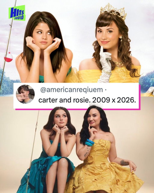 DELENA FANS RISE 😭🙏

@selenagomez and @ddlovato recreate the ‘Princess Protection Program’ poster for Rare Beauty’s ‘Still Making Each Other Blush’ campaign. Rosie Gonzalez and Carter Mason in 2026, WE WON!😩👑

#selenagomez #demilovato #disneychannel #princessprotectionprogram