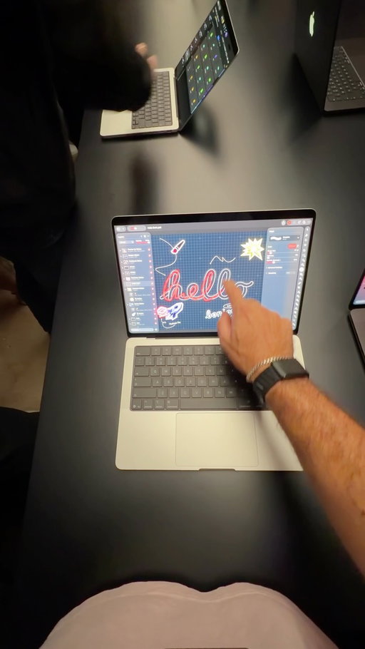The all new touchscreen MacBook Pro