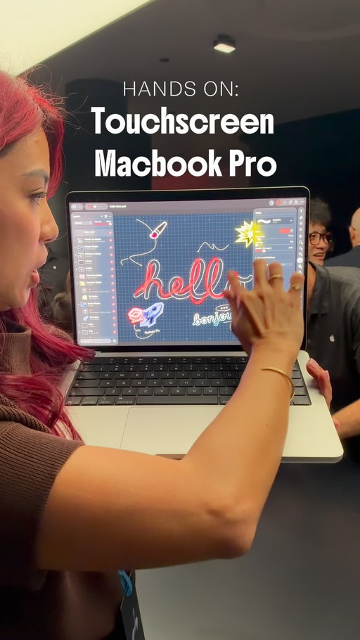 The new OLED touchscreen Macbook Pro is here! #isadoestech