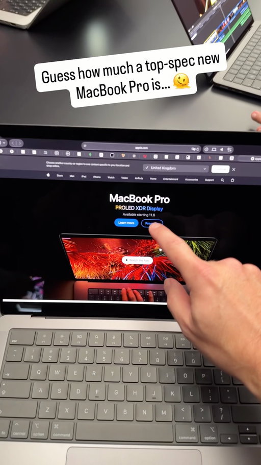 Better start saving for that new MacBook Pro! 🥺

#macbookpro #apple