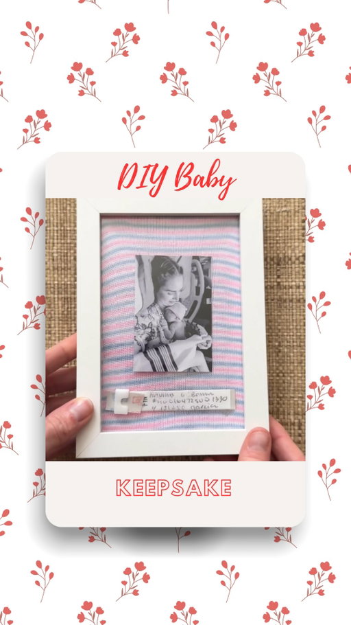 Follow @honestlyautumn_ for more easy DIY decor and crafts you can actually make, especially the ones that turn the sweet stuff into something you will see every day.

This is a DIY baby keepsake shadow box made from a newborn hospital hat and wristband, plus a favorite newborn photo. Instead of tucking the hat and wristband away in a memory box, I framed them so we can actually see them every day. It is such a simple DIY decor project for newborn keepsakes.

#diydecor #babykeepsake #newbornkeepsake #shadowbox #diycrafts