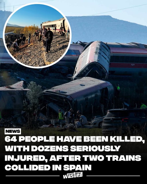 Spain is mourning again after its second deadly high-speed rail disaster in less than a year.

At least 68 people were killed Wednesday when two high-speed trains collided near Urda, in the province of Toledo. One train slammed into the back of another that had stopped on the Madrid-Seville line, sending carriages off the tracks and down an embankment as rescue crews searched the wreckage for survivors.

The crash comes just nine months after another collision on the same line killed 46 people. Seville Mayor José Luis Sanz has declared three days of mourning and called off all official events as the country grieves.