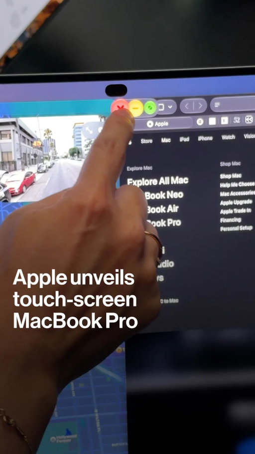 Apple finally did it. After two decades of spurning the idea, the company unveiled an overhauled MacBook Pro that includes a touch screen. Tap the link in our bio for more.