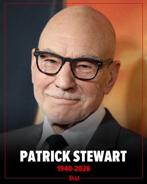 💔🕊️ Patrick Stewart -- the veteran actor best known for his roles in the "Star Trek" and "X-Men" franchises -- has died ... this according to a post on his official social media.