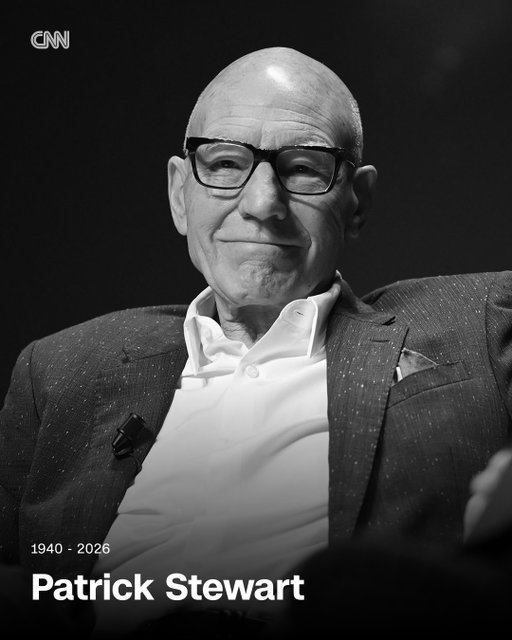 Patrick Stewart, the legendary British actor best known for his role as Captain Jean-Luc Picard in the long-running "Star Trek" TV series, has died. He was 86.

Read more at the link in bio. 

📷 Getty Images for Cannes Lions