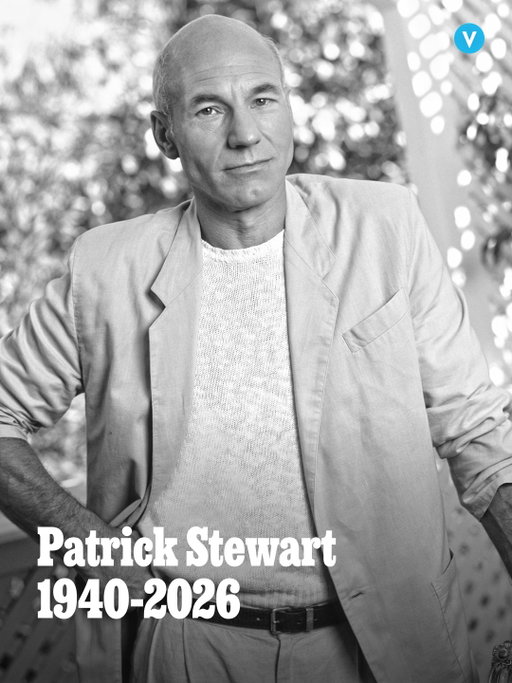 'Star Trek' and 'X-Men' actor Patrick Stewart died at 86 on October 28 following "a brief and poignant journey with Alzheimer’s disease and Lewy body dementia,” his spokesperson has confirmed. Read more at the link in our bio.

Photo: Getty Images
