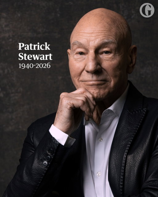 Patrick Stewart, the acclaimed British stage and screen actor renowned for both Shakespeare and sci-fi, has died. He was 86.

The Star Trek: the Next Generation and X-Men star died on Wednesday at his home in Los Angeles after “a brief and poignant journey with Alzheimer’s disease and Lewy body dementia”, said Kelly Bush Novak, his longtime spokesperson, to the Hollywood Reporter.

“He has been held in the warm embrace of family and friends, surrounded by live music, prayer, tears, laughter and the kind of profound emotion that only he could inspire after a lifetime of devotion to us all,” she wrote.

“We will forever cherish the peaceful ease and reflection on his face, an enduring reminder of his invincible grace.”

Follow the link in bio to read the full story.