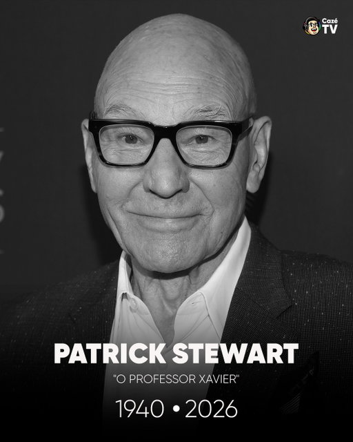 Torcedor fanático e símbolo do Huddersfield Town Football Club, um clube tradicional da Inglaterra, Patrick Stewart, o eterno Professor Xavier, nos deixou ontem, quarta-feira (28), aos 86 anos, enquanto estava em sua casa em Los Angeles, nos Estados Unidos. 

O ator, com longa carreira em Hollywood, teve destaque principalmente em filmes da franquia X-Men e Star Trek, onde para sempre será lembrado por seus fãs. Stewart também estava participando do próximo filme da Marvel: Vingadores Domsday.

A CazéTV deseja força aos amigos, familiares e fãs do eterno Professor Xavier!
