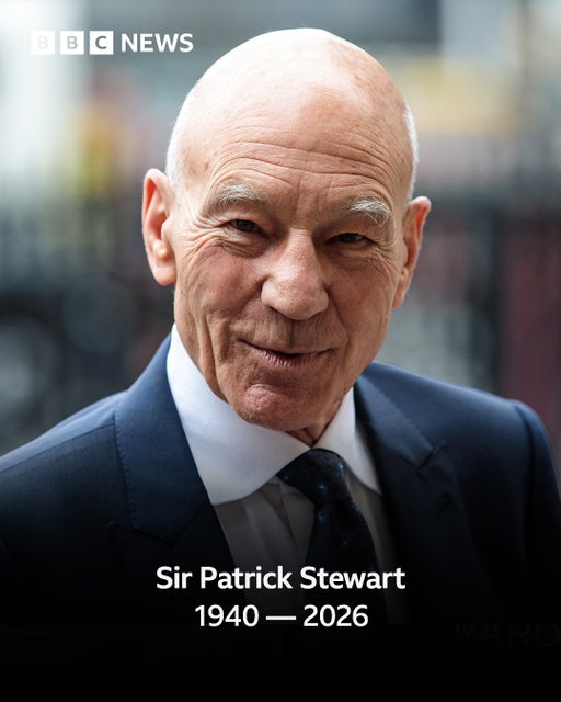 Legendary actor Sir Patrick Stewart, famous for roles in Star Trek and X-Men, has died aged 86.
 
He died at his home in Los Angeles on Wednesday, according to a statement shared on his social media. 
 
The statement said Sir Patrick had been "in the loving care of his beloved wife Sunny, following a brief and poignant journey with Alzheimer’s Disease and Lewy Body Dementia".
 
In a career that spanned seven decades, the actor won multiple Emmys and Golden Globes, a star on the Hollywood Walk of Fame and a knighthood from Queen Elizabeth II.
 
Tap the link in @BBCNews's bio to read more on the life of Sir Patrick Stewart.
 
(📸 Getty)
 
#PatrickStewart #BBCNews