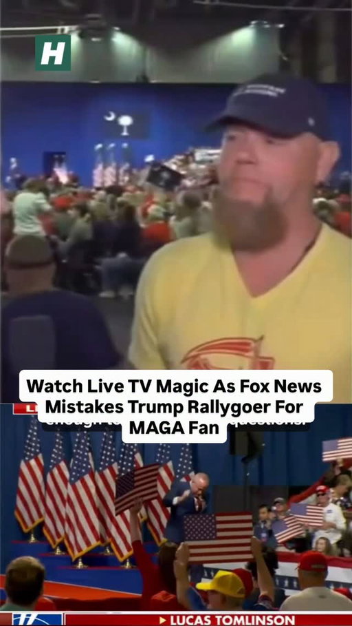 A Fox News reporter was blindsided by the anything-can-happen reality of live TV while on the ground in South Carolina for a midterm rally headlined by President Donald Trump on Thursday morning.

There was simply nothing that could have prepared correspondent Lucas Y. Tomlinson for what he was about to hear when he introduced a man named “Tom” to talk about what brought him to the rally.

Watch the moment here.