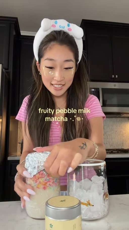 very proud of this one! #cerealmilk #matcharecipe
