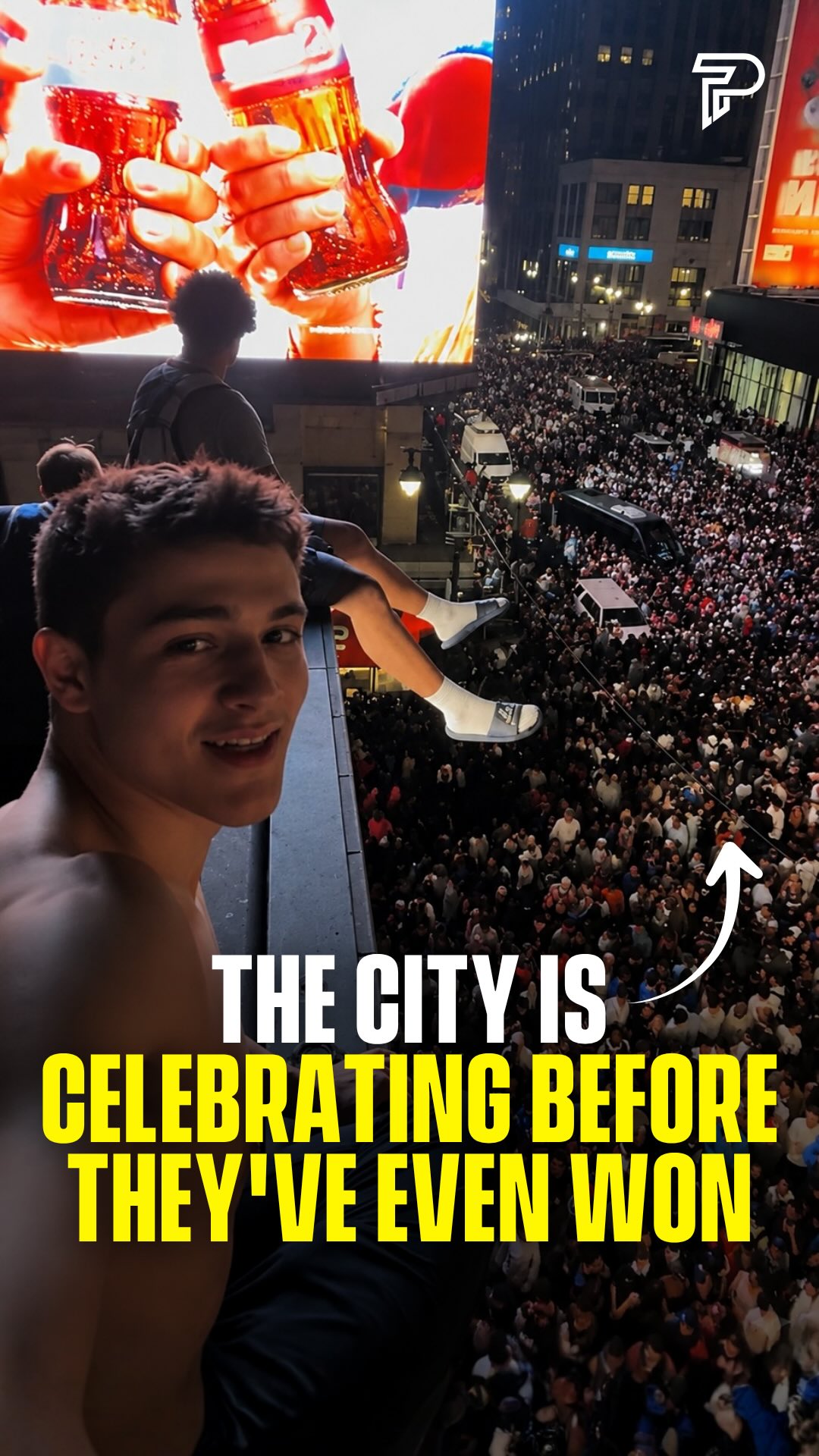 New York Knicks hasn’t won a basketball championship since 1973. The Knicks are up 2-0 in the NBA Finals and the city has already lost control. 🏀 

The MTA painted a Penn Station subway entrance orange and blue. Watch parties outside Madison Square Garden got so out of hand the NYPD banned them, then the mayor’s office forced a reversal days later. Fans are climbing traffic lights, marching through Midtown with brooms and packing 6,000 deep onto single blocks.

Two more wins and a 53 year drought ends. If they close this out, New York is not sleeping.

(Footage via: @valstiv18)

#hosted #pubity #viral