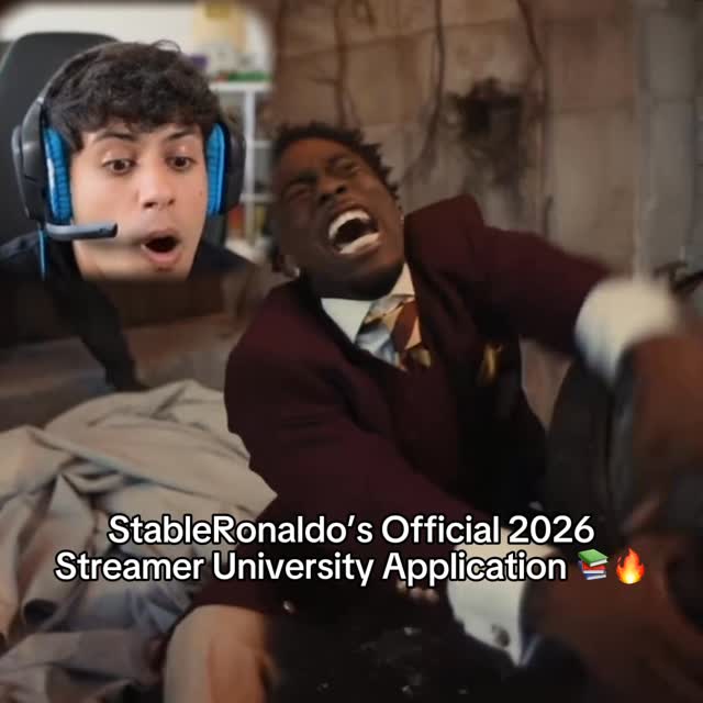 My Streamer University Application 📚🔥

#stableronaldo #kaicenat #streameruniversity