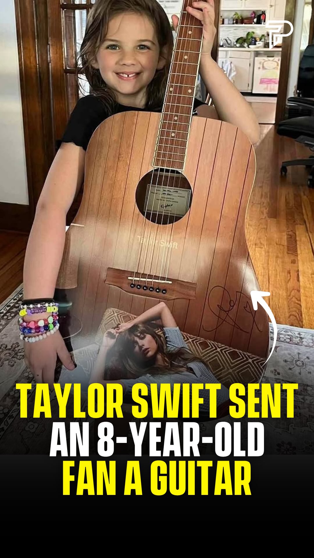 An eight year old named Madeline threw a paper airplane out of her window asking her neighbour to play a Taylor Swift song. He grabbed his guitar and played “Love Story” while she sang along from above.

The clip hit four million views. Taylor Swift saw it, tracked the family down and sent Madeline a signed guitar with a handwritten note.

(via: nattdoeshair/TikTok)

#hosted #pubity #viral
